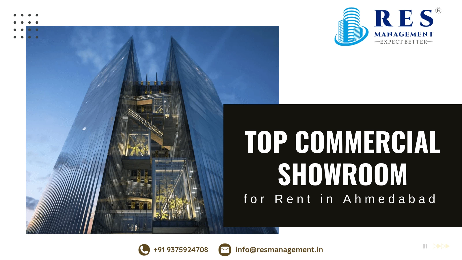 Top Commercial Showrooms for Rent in Ahmedabad